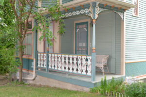 front porch of an 1890 victorian home