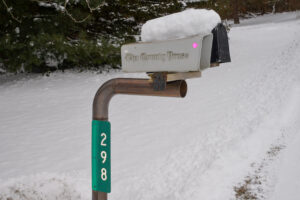 rural mailbox with address numbers