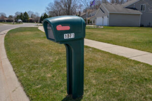 mail box at curb