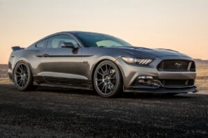 new ford mustang in dark color