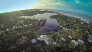 Inlets to inland docks in Grayton Beach FL